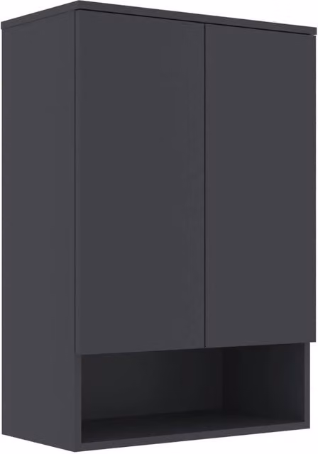 Mobile da bagno "Bosco Lume 70" - 70 x 36 x 100 cm - Antracite opaco