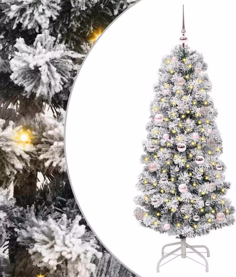 Albero di Natale Artificiale con Rami Pieghevoli 150 cm