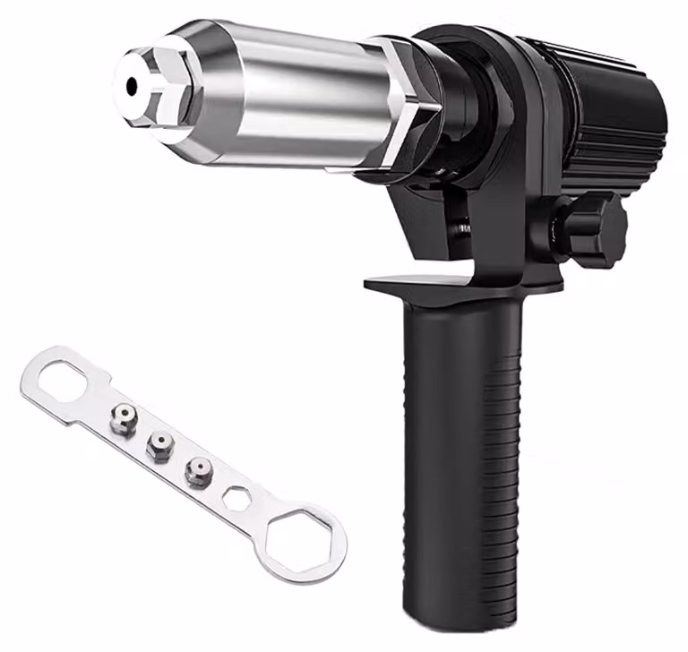 Adattatore per martello pneumatico elettrico, compatibile con pistole per ribadire