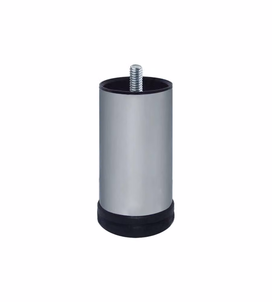 Piede  60 H120 mm con Dado e Perno Opaco