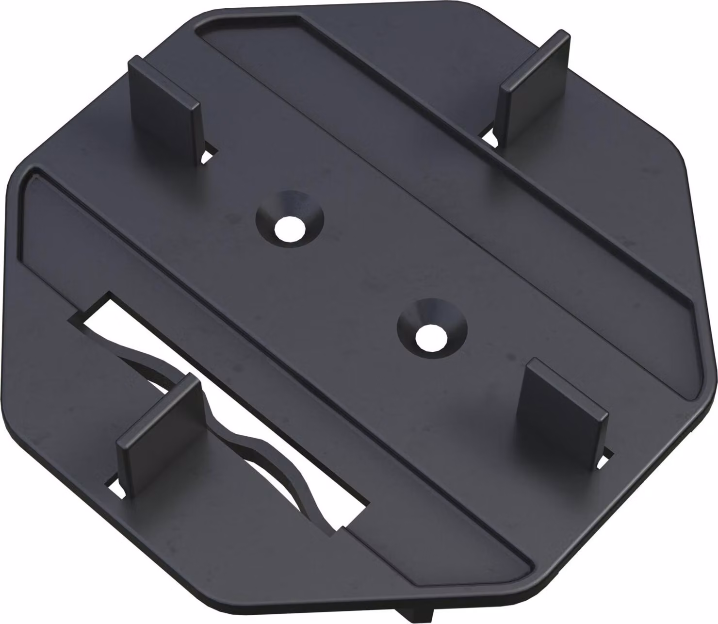 Porta targa K&R M-Fix incl. supporto Isopad 30ST
