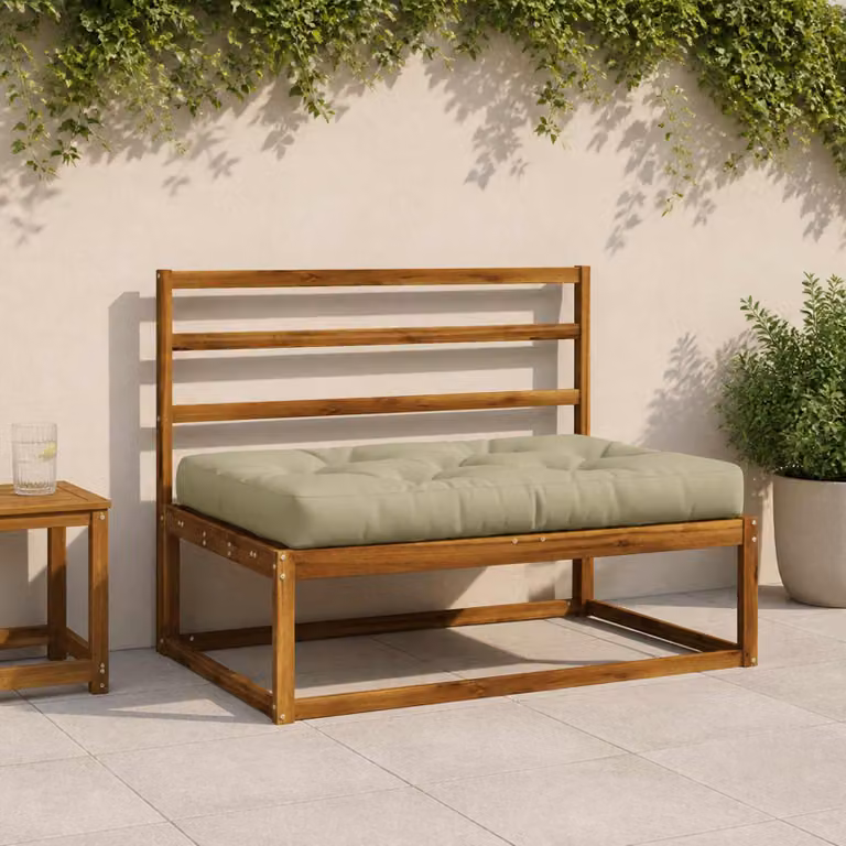 Cuscino per pallet vidaXL VIANEN verde chiaro in poliestere con rivestimento lavabile e resistente ai raggi UV