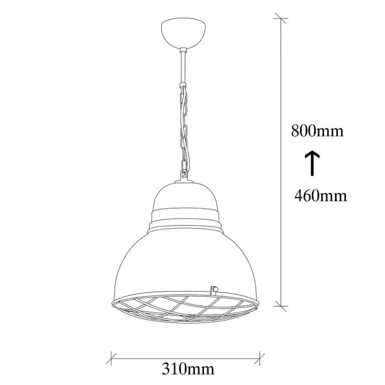 Lampada a sospensione Saglam 3729 Opviq, dimmerabile, Giallo / Arancione, Soggiorno / Sala da pranzo, Metallo, Vintage, Lampada a sospensione