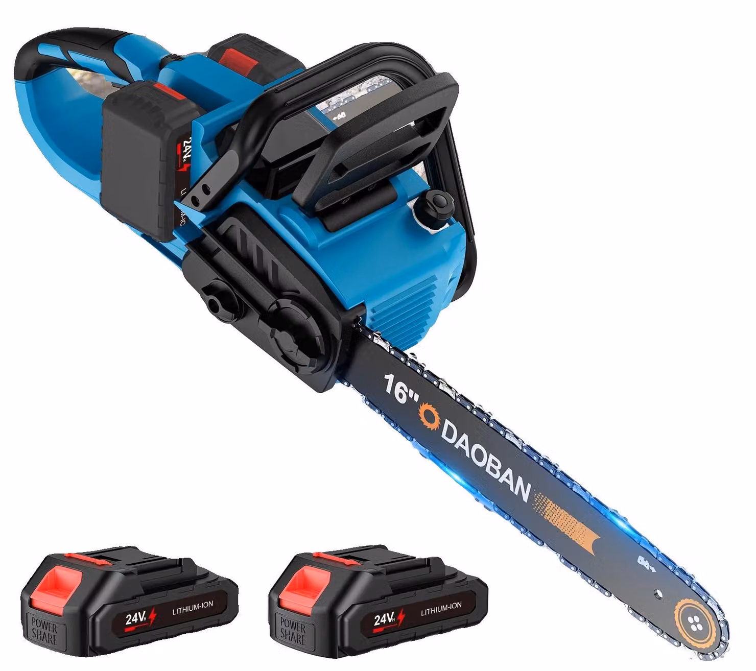 Motosega elettrica, barra da 16 pollici, lubrificazione automatica, pacchetto standard