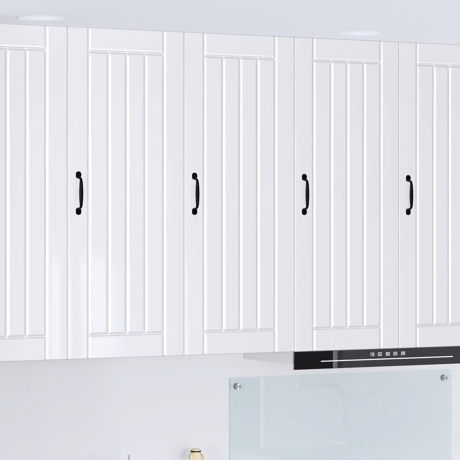 Armadietto a muro moderno vidaXL LUCCA Bianco Lucido L: 40 cm, P: 31 cm, H: 100 cm