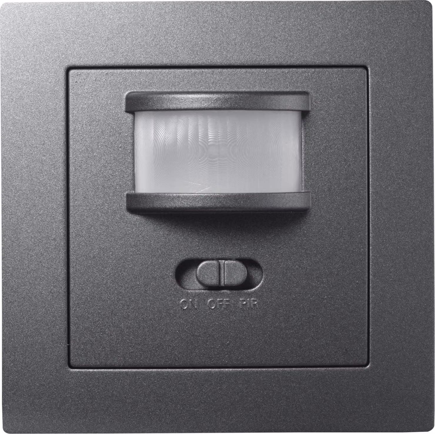 Rilevatore di movimento IR da incasso McPower "Flair", 160°, 750W, adatto ai LED, antracite, opaco