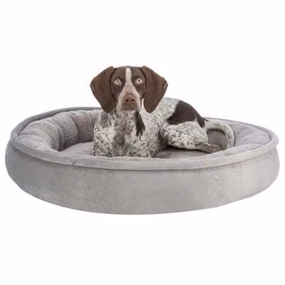 Lettino Emmi, diametro 65 cm, grigio chiaro