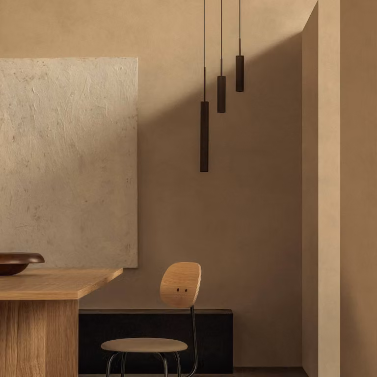 Audo Copenhagen Lampada a sospensione Tubulaire, dimmerabile, Bronzo / Ottone antico, Soggiorno / Sala da pranzo, Alluminio, Design, Lampada a sospensione