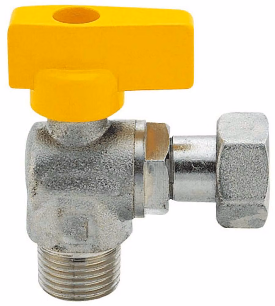 Idro Bric Rubinetto per Scaldabagno 1/2" MF Cromo - Ottone Nichelato