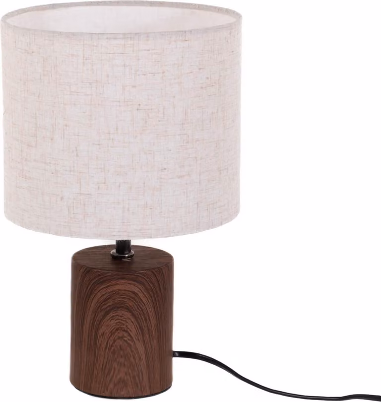 Lampada da tavolo con paralume in tessuto, 23 x 36 cm