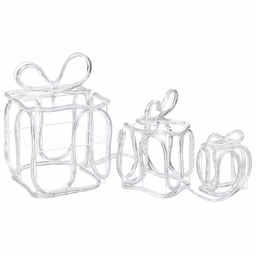 Scatole regalo per decorazioni natalizie con 180 LED per interni ed esterni