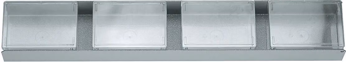 Modulo distanziatore Gedore con scatole per minuteria, 475x77x40 mm 1500 ED-70