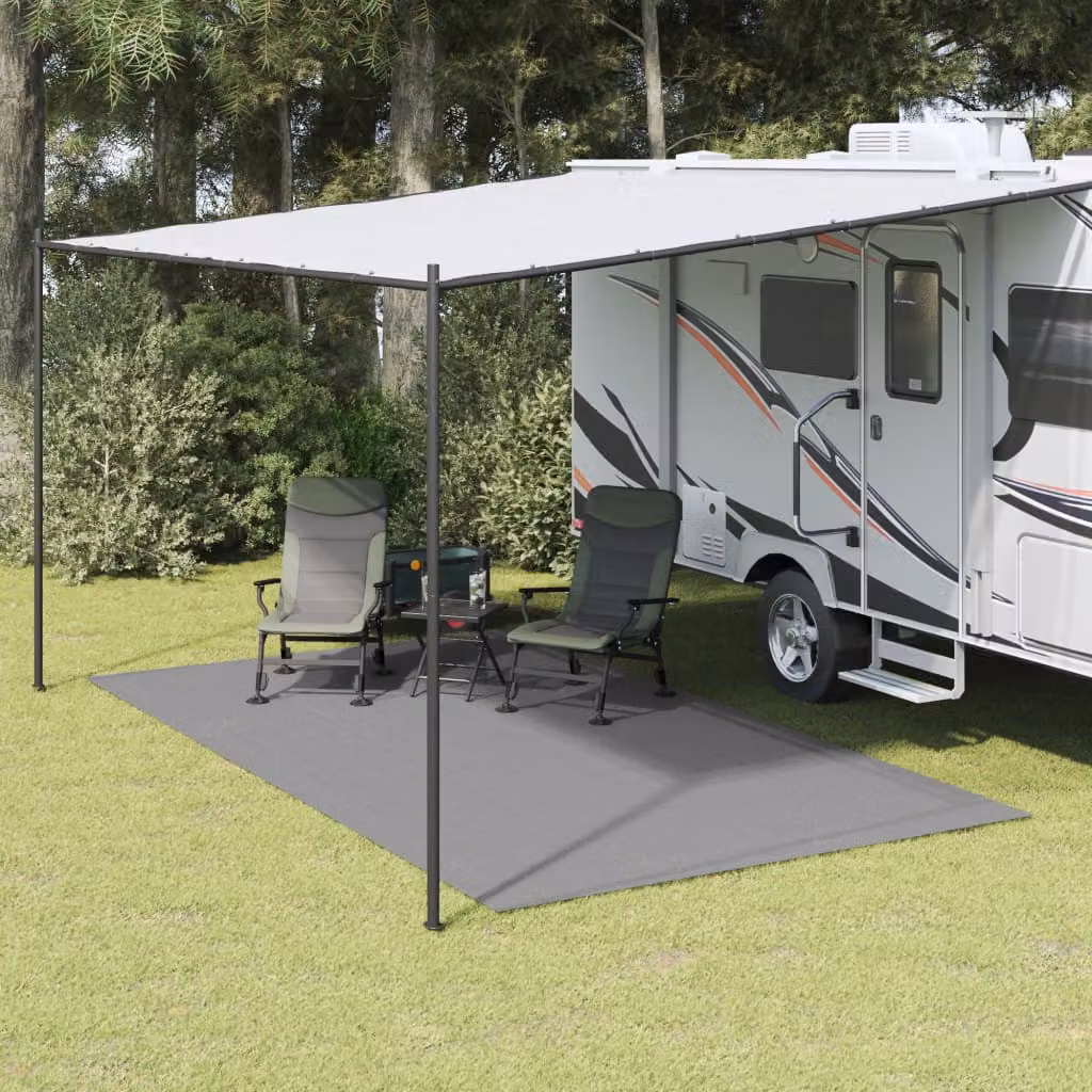 Tappeto da tenda vidaXL colore antracite L: 4,5 m x P: 2,5 m