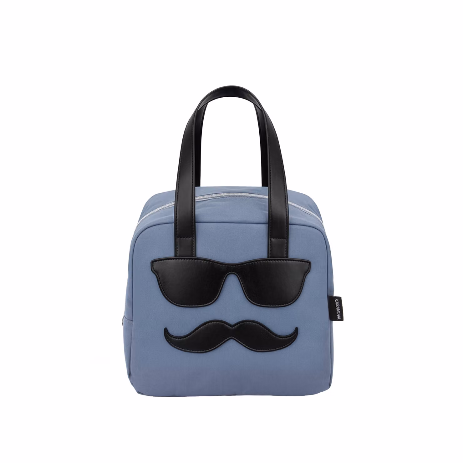 Borsa termica impermeabile blu da 6,5 L con manici in tessuto – 2