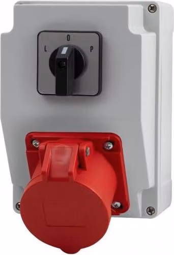 Quadro elettrico RS-KOMBI - Prese 16A/5P, interruttore L/P (16A) F3.1879