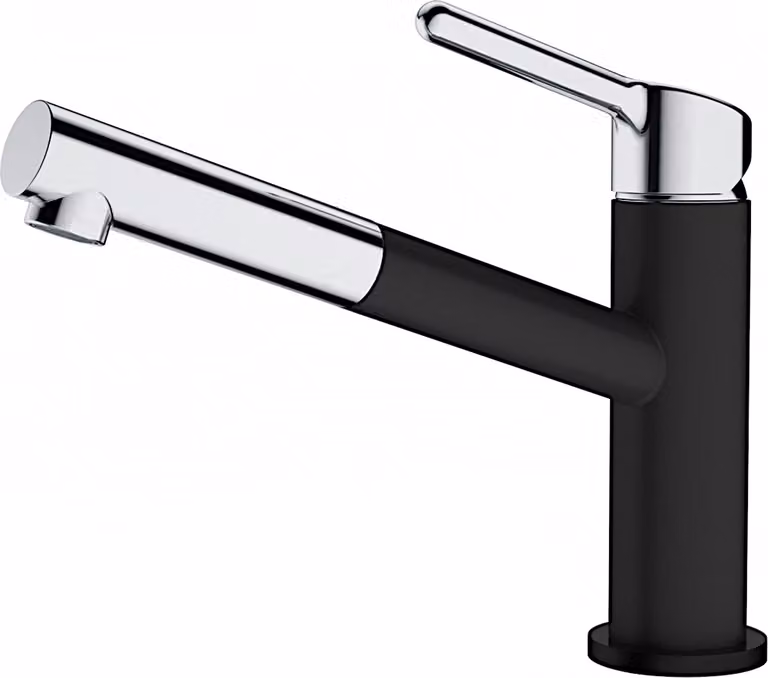 Miscelatore FRANKE ORBIT in BLACK MATT con bocca estraibile / Miscelatore da cucina / Miscelatore monocomando