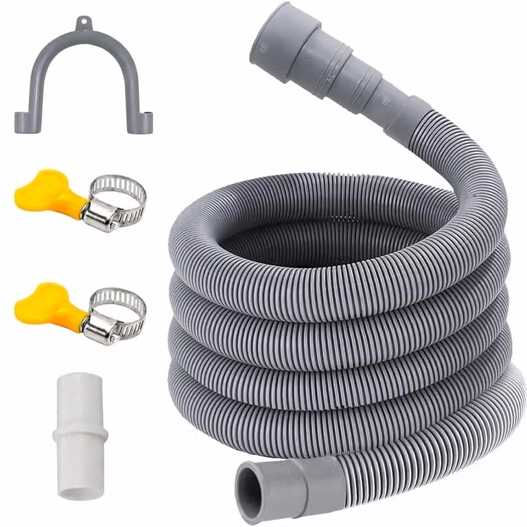 Solidchoice - Tubo di scarico universale per lavatrici, da 0,5 a 10 metri