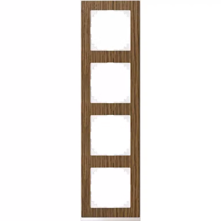 Cornice M-Pure Decor, quadrupla, rovere/bianco attivo