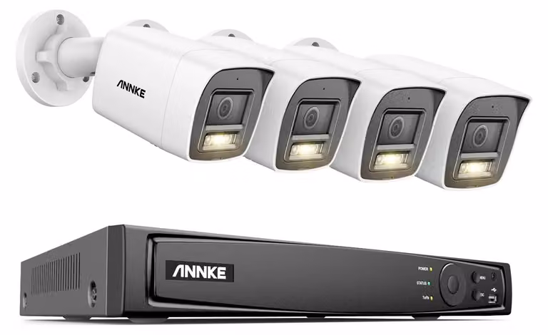 Kit di sicurezza IP a 8 canali – 4 telecamere – Risoluzione 12MP – 1TB di archiviazione – PoE
