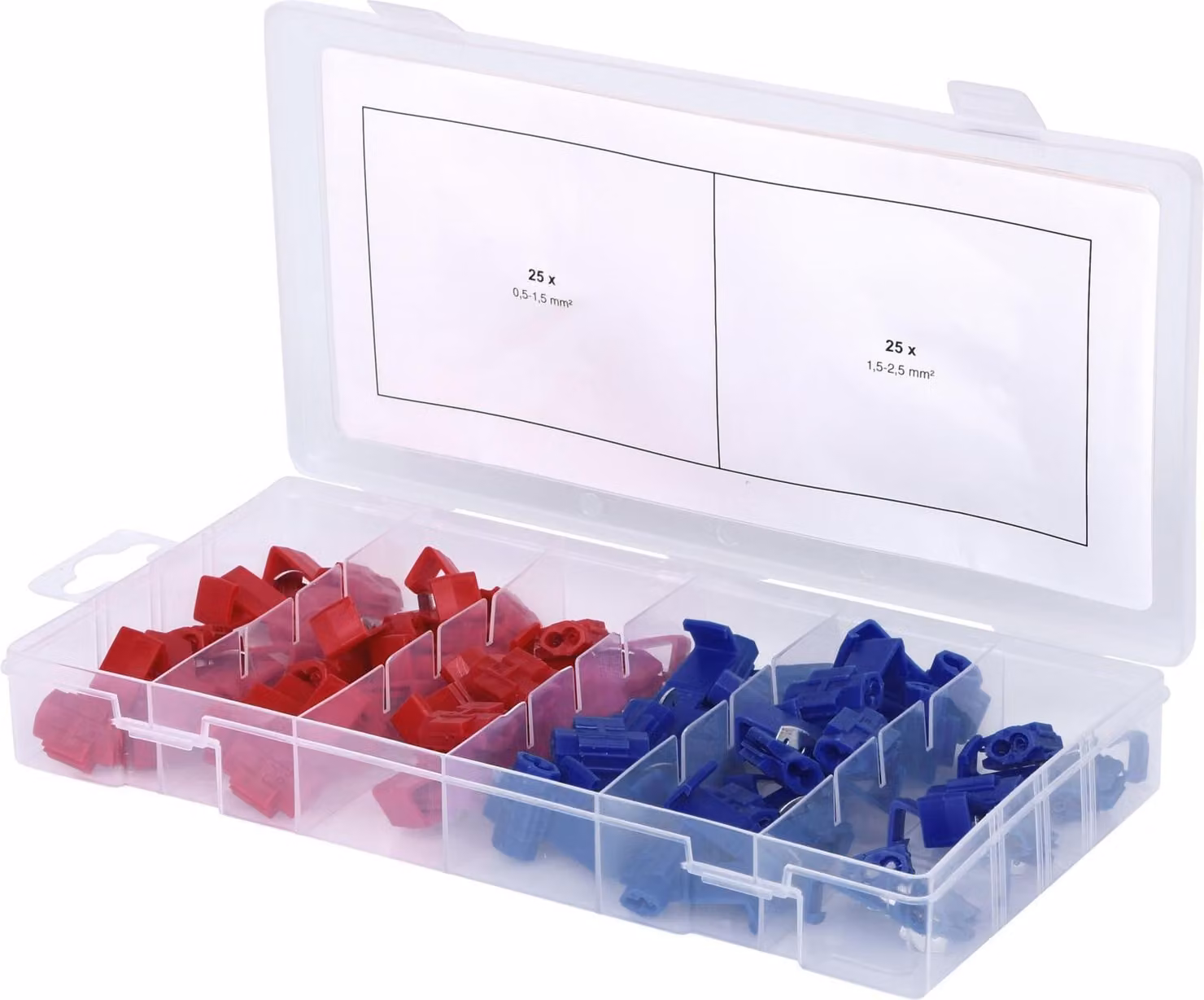 KS TOOLS Assortimento di connettori di derivazione 50 pz - 970.0570
