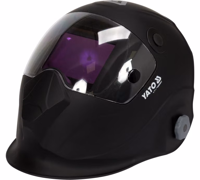 Casco automatico per saldatura con tecnologia True Color, dotato di 4 sensori e funzione di ricarica USB