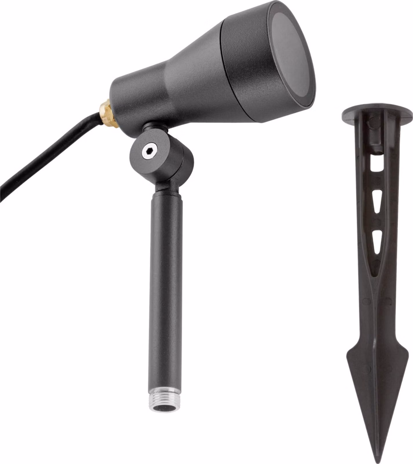 EVN Lichttechnik Faretto HV con picchetto di terra IP54 230V GU10 LB541511