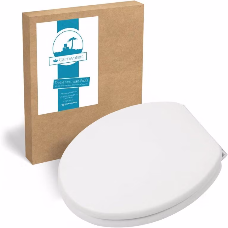 calmwaters sedile wc sovrapposto forma o ovale abbassamento a