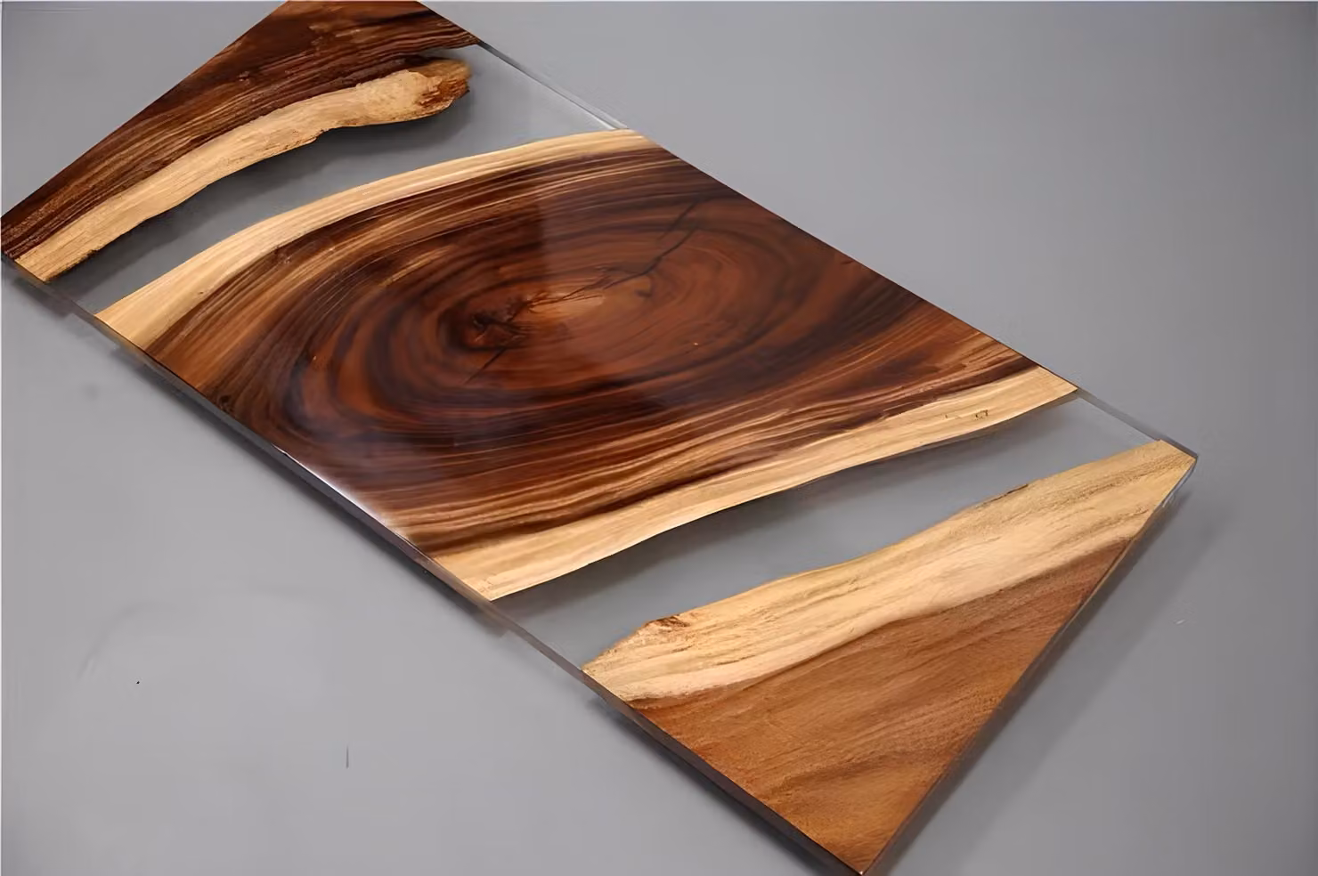 Epoxidharz Esstisch River Table 200x90 Echtes Holz Tische Massiv Flusstisch