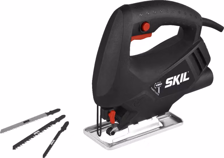SKIL 4190 AA Stichsäge 400 W Schnitttiefe 65 mm, 3 Sägeblättern für Holz