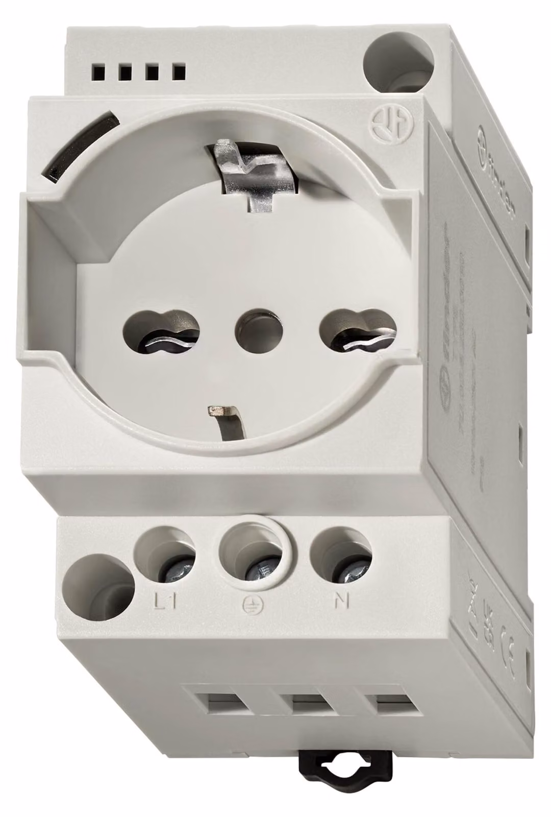 Presa Finder grigio 7U.00.8.230.0010 w.display LED f.armadio di comando REG 60 (7U0082300010)
