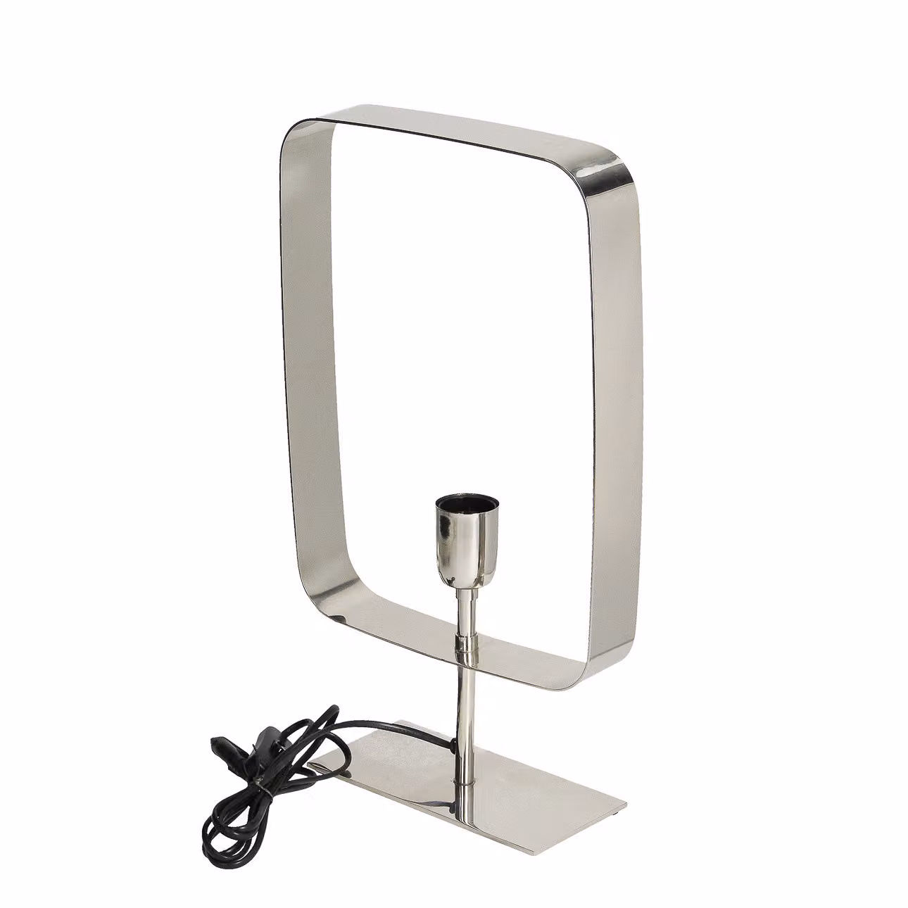 Lampada da tavolo Theo Silver 46 cm