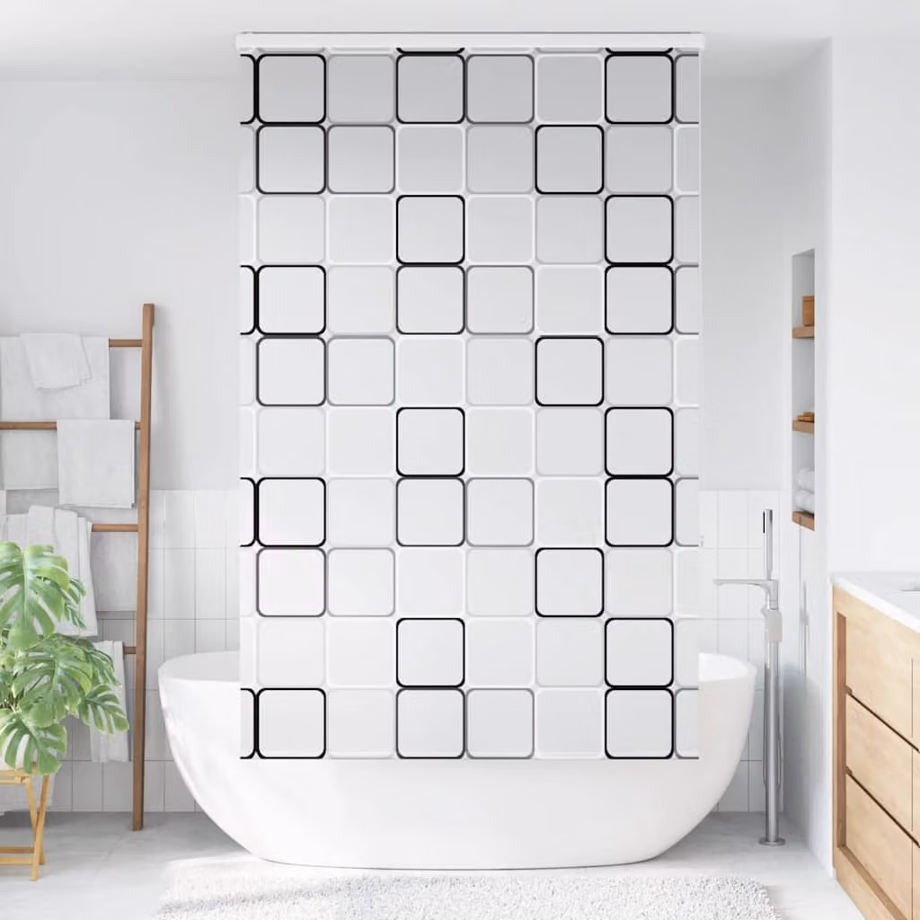 vidaXL Tenda a Rullo Doccia con Cassonetto 130x240cm Larghezza Tessuto