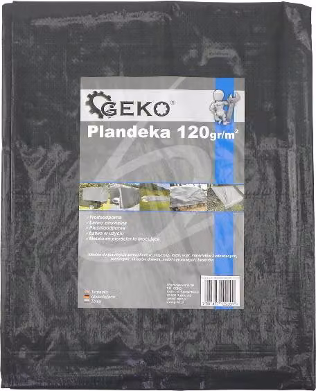 Telone BSD - Telone impermeabile, telone in tessuto, telone protettivo - Spesso - Resistente - Grigio - 120g/m? - 6x8m