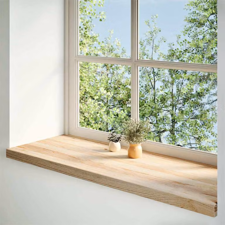 vidaXL Davanzali 2 pz Non Trattati 100x40x2cm Legno Massello di Rovere
