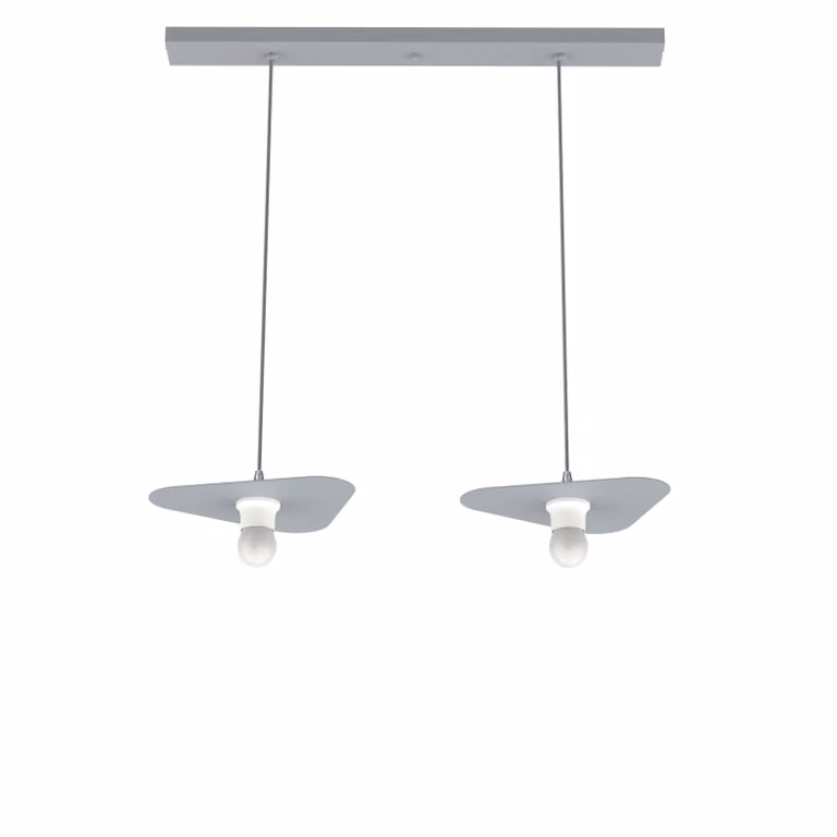 Lampada A Sospensione Cloud Lineare A 2 Luci, Monocolore Opaca