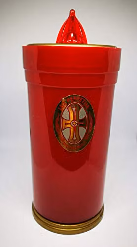 Cero Votivo Lumi Batteria Gg 60  Big   Rosso  Ater