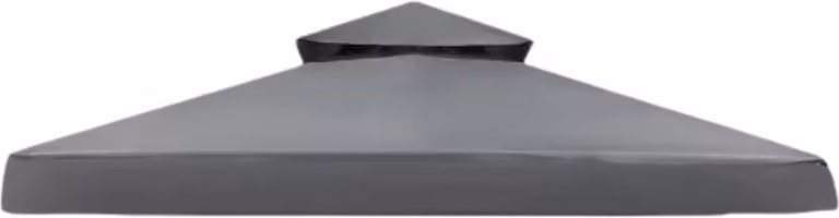 Tetto di ricambio Opulence 3x3 m - Tetto impermeabile a padiglione - Grigio - Tenda pop-up per feste - Outdoor & Giardino