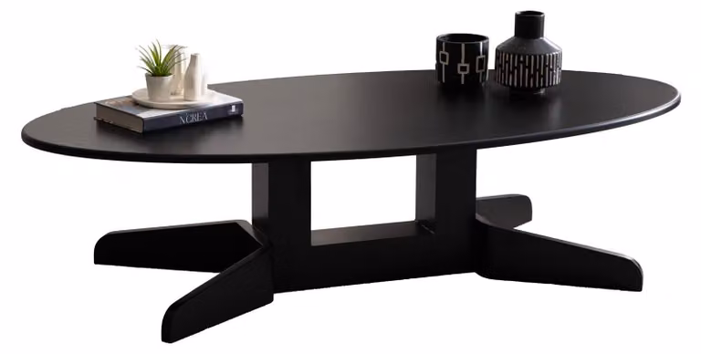 Couchtisch Luxus Design Holz Tisch Wohnzimmer Schwarz Stil Modernes