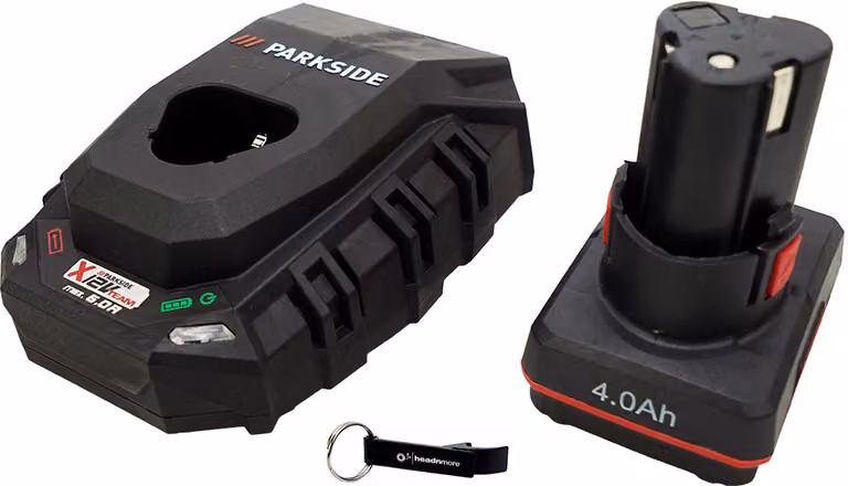 Set batteria PARKSIDE® 12 V / incl. batteria (4 Ah) e caricabatteria (6 A)