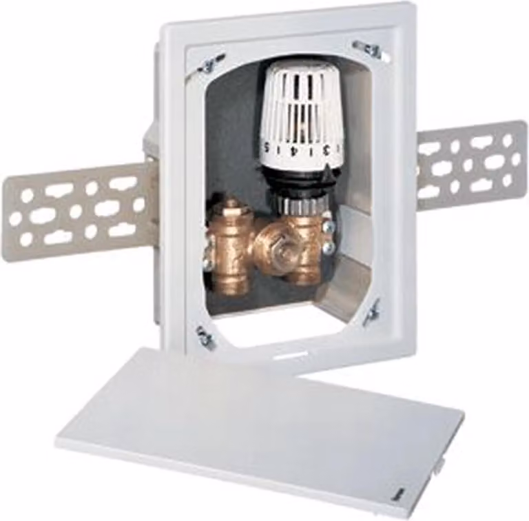 HEIMEIER 9303-00.800 Scatola da incasso Multibox C/RTL con RTL interno, bianco RAL 9016
