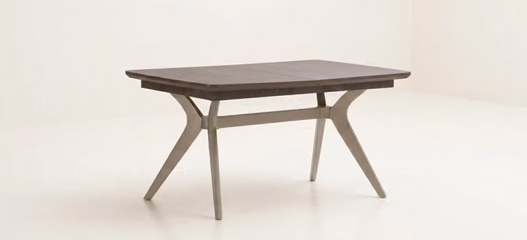 Tavolo da pranzo marrone, confortevole, moderno, elegante, allungabile, lungo, color marrone