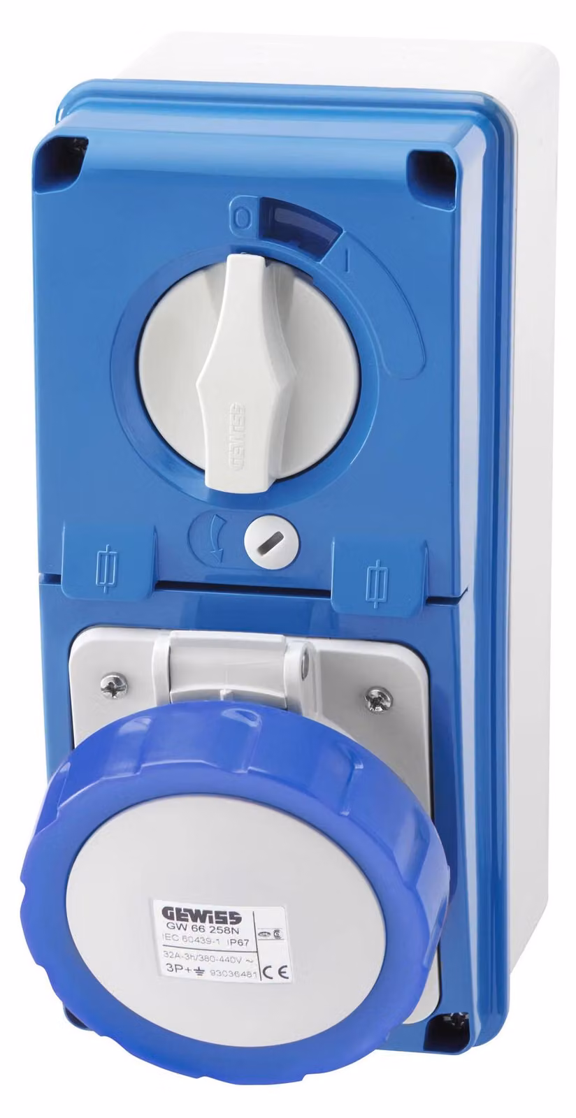 Gewiss GW66204N presa di corrente blu