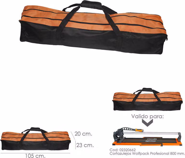 Borsa di trasporto per tagliapiastrelle universale 800 mm.
