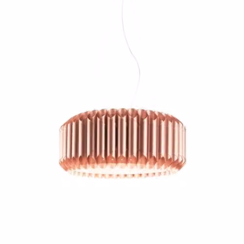 Lampadario Moderno Polilux ® Rame E Metallo Cromo 5 Luci E27