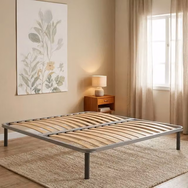 Rete letto matrimoniale Alessa di Talamo Italia, rete ortopedica in multistrato di betulla con 13 doghe, L: 160 cm, P: 190 cm, H: 34 cm – 1
