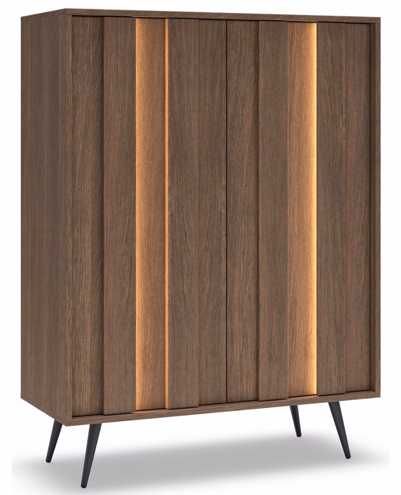 Selsey - Mobile bar alto, aspetto legno di quercia, 93 cm