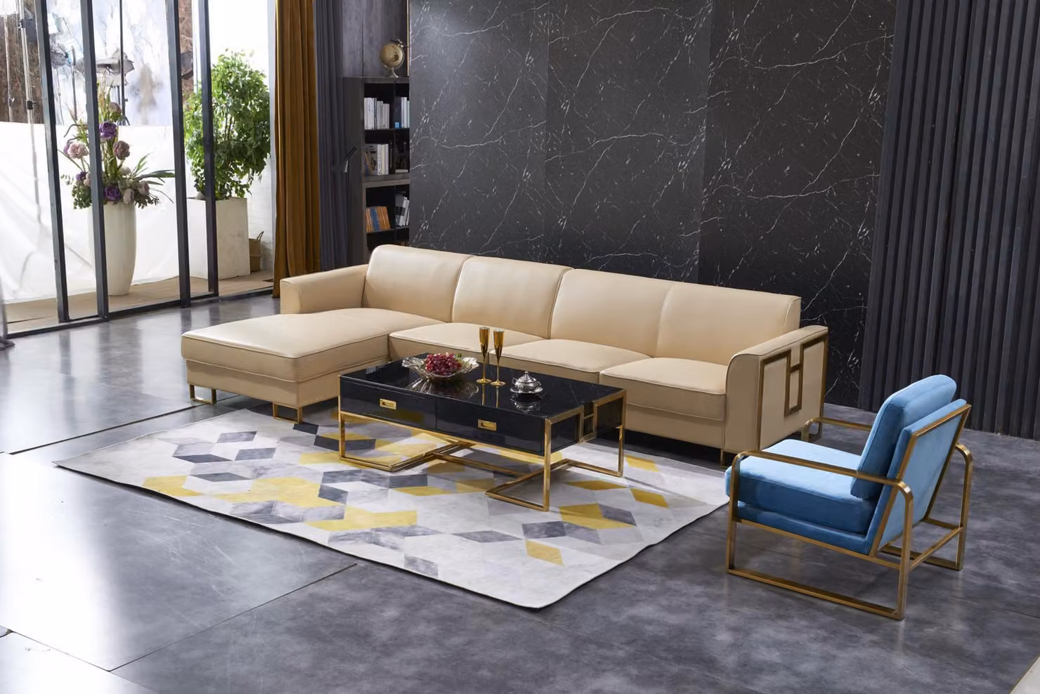 Wohnlandschaft L-Form Ecksofa Couch Design Polster Garnitur Sofa Ecke Eckcouch