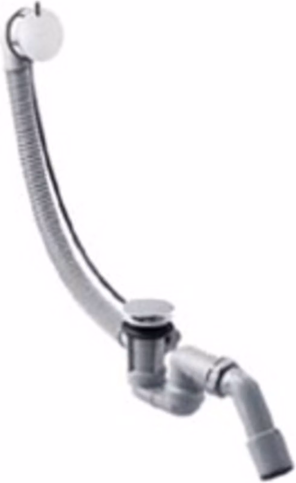 hansgrohe Flexaplus S Set complet Garniture de vidage et de trop-plein, pour baignoires normales, chromé, 58150000, 58150000