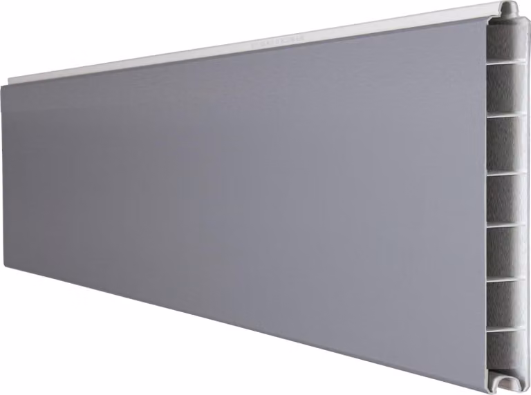 Sistema a innesto GroJa BasicLine PVC profilo singolo stretto grigio argento