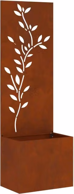 Schermo per privacy in giardino Floreale colore Ruggine in acciaio L: 50 cm, H: 140 cm CFW8432400